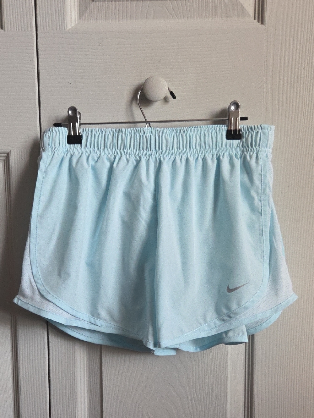 Nike Women's Light Blue Athletic Running Shorts